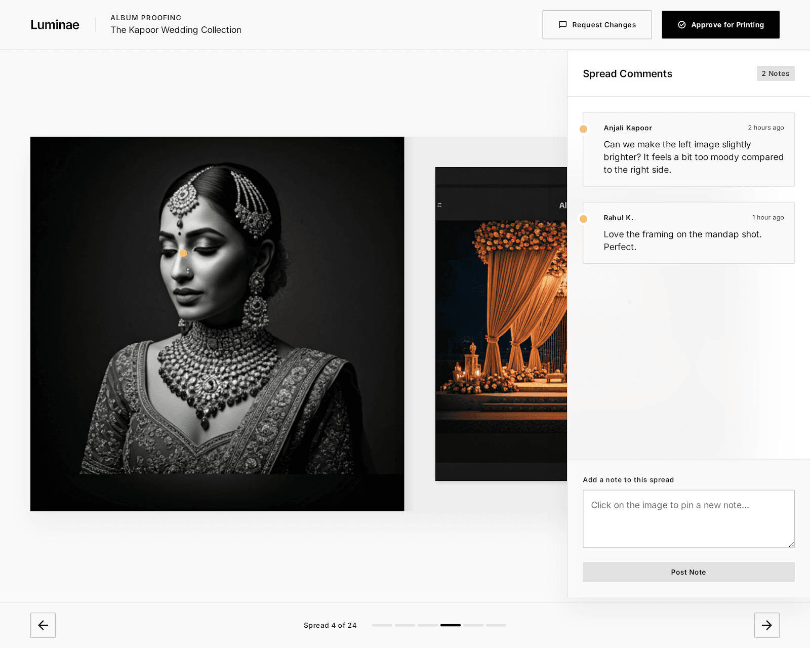 Streamlined Album Proofing